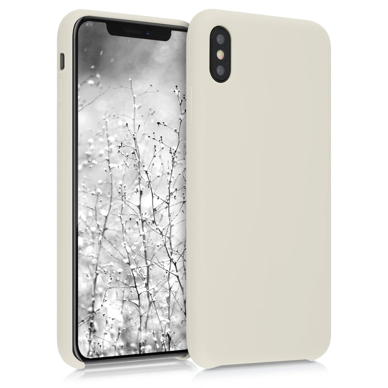 kwmobile Handyhülle für Apple iPhone XS Max Hülle - Case Silikon - Kabelloses Laden - Schutzhülle Cover