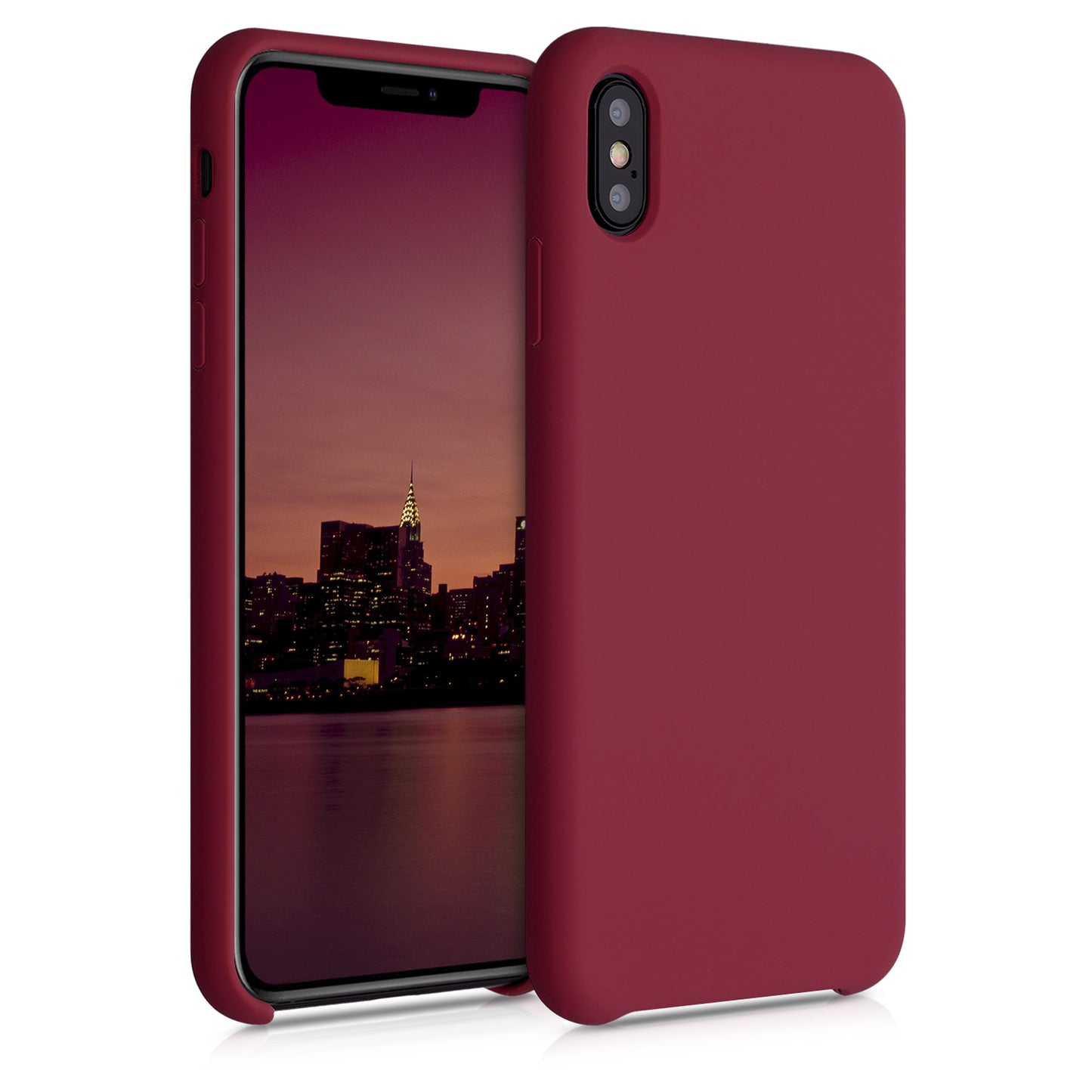 kwmobile Handyhülle für Apple iPhone XS Max Hülle - Case Silikon - Kabelloses Laden - Schutzhülle Cover
