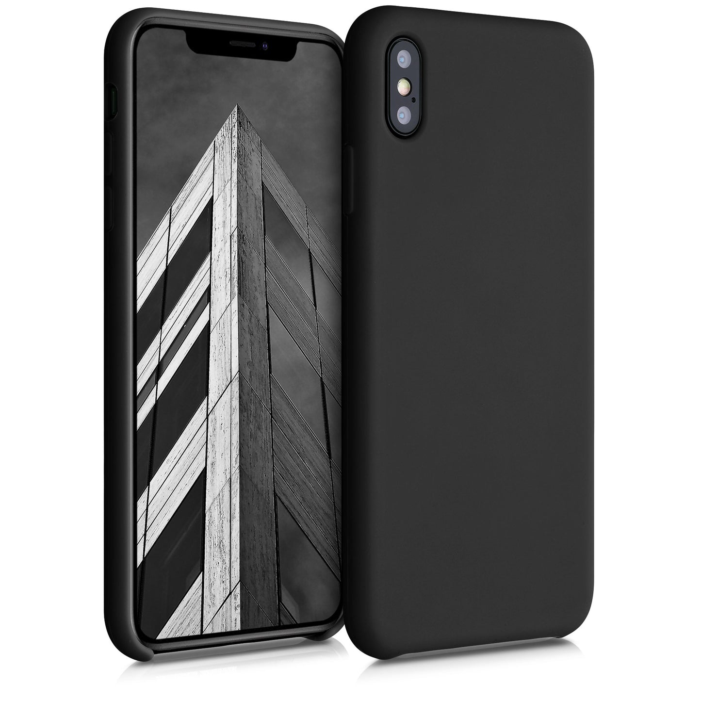 kwmobile Handyhülle für Apple iPhone XS Max Hülle - Case Silikon - Kabelloses Laden - Schutzhülle Cover