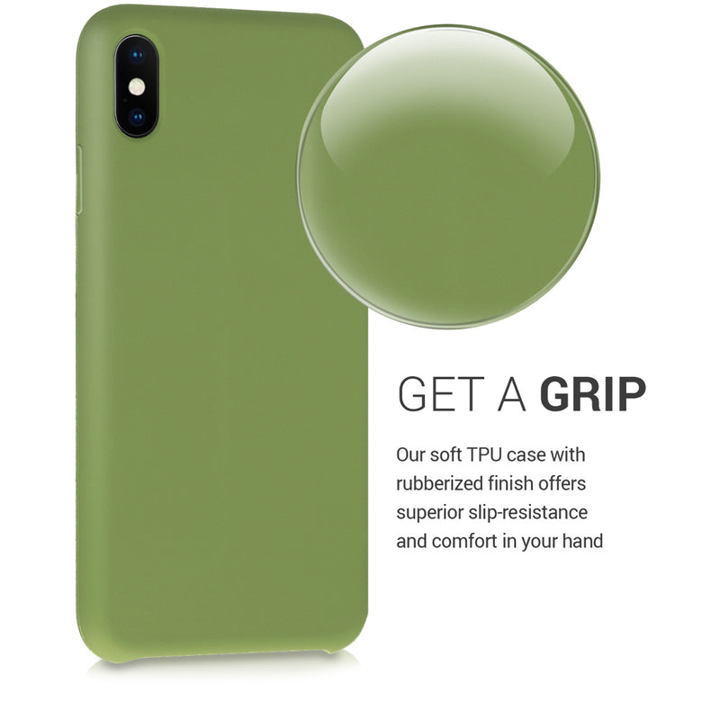 kwmobile Handyhülle für Apple iPhone XS Max Hülle - Case Silikon - Kabelloses Laden - Schutzhülle Cover