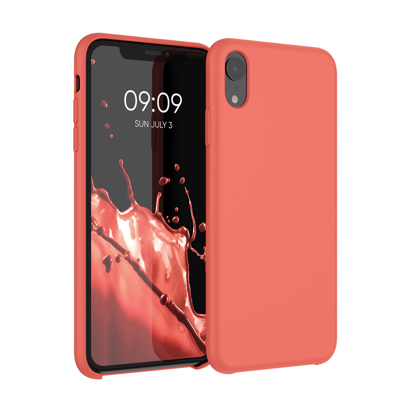 kwmobile Handyhülle für Apple iPhone XR Hülle - Case Silikon - Kabelloses Laden - Schutzhülle Cover