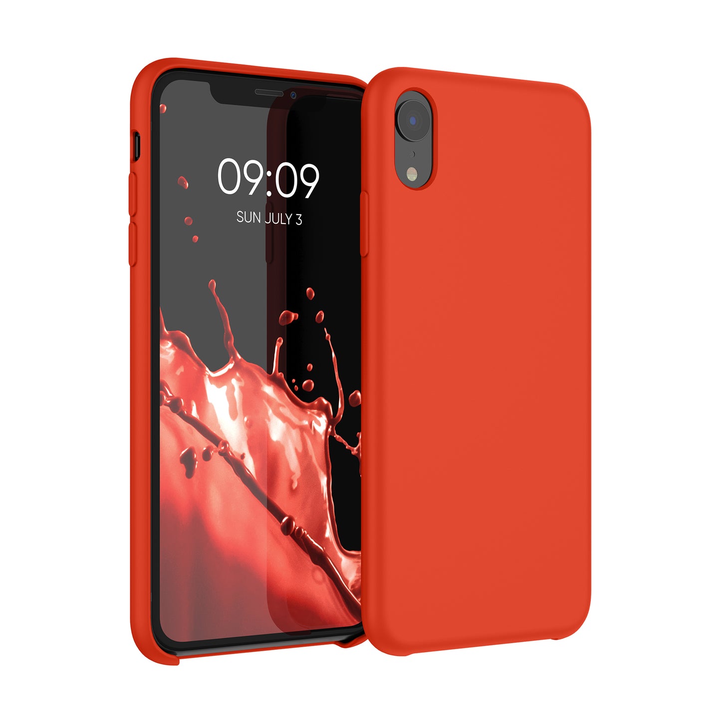 kwmobile Handyhülle für Apple iPhone XR Hülle - Case Silikon - Kabelloses Laden - Schutzhülle Cover
