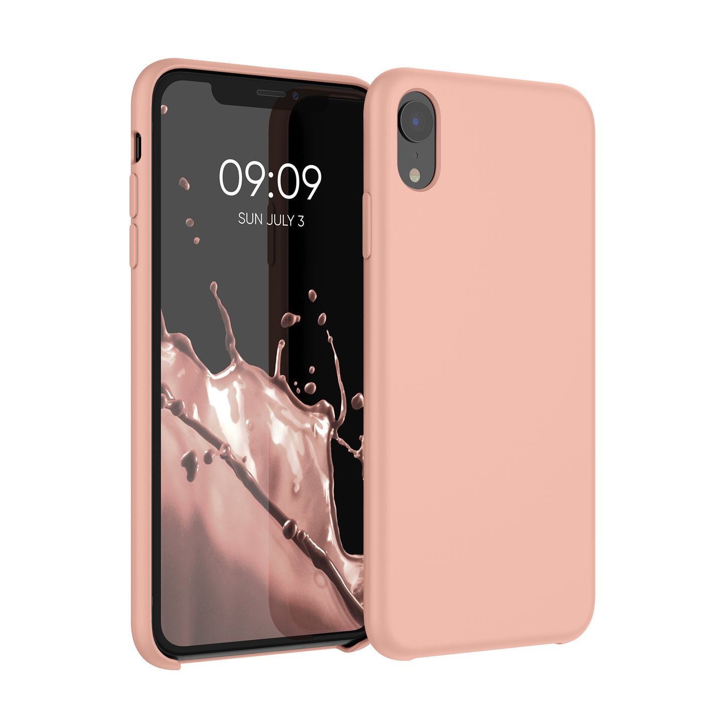 kwmobile Handyhülle für Apple iPhone XR Hülle - Case Silikon - Kabelloses Laden - Schutzhülle Cover