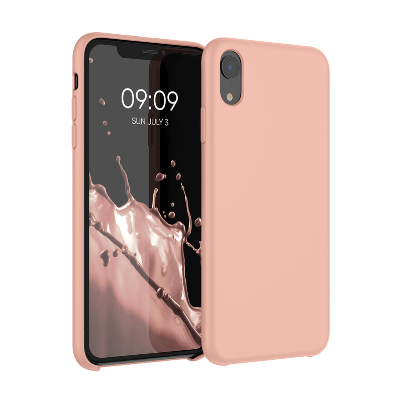 kwmobile Handyhülle für Apple iPhone XR Hülle - Case Silikon - Kabelloses Laden - Schutzhülle Cover