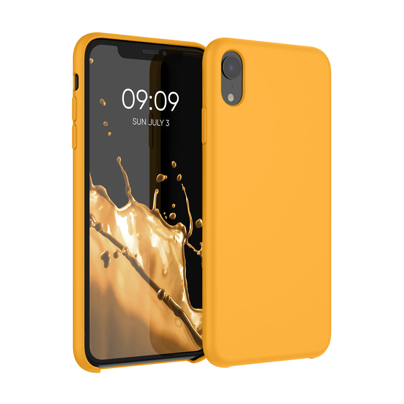 kwmobile Handyhülle für Apple iPhone XR Hülle - Case Silikon - Kabelloses Laden - Schutzhülle Cover