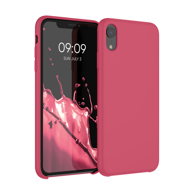kwmobile Handyhülle für Apple iPhone XR Hülle - Case Silikon - Kabelloses Laden - Schutzhülle Cover
