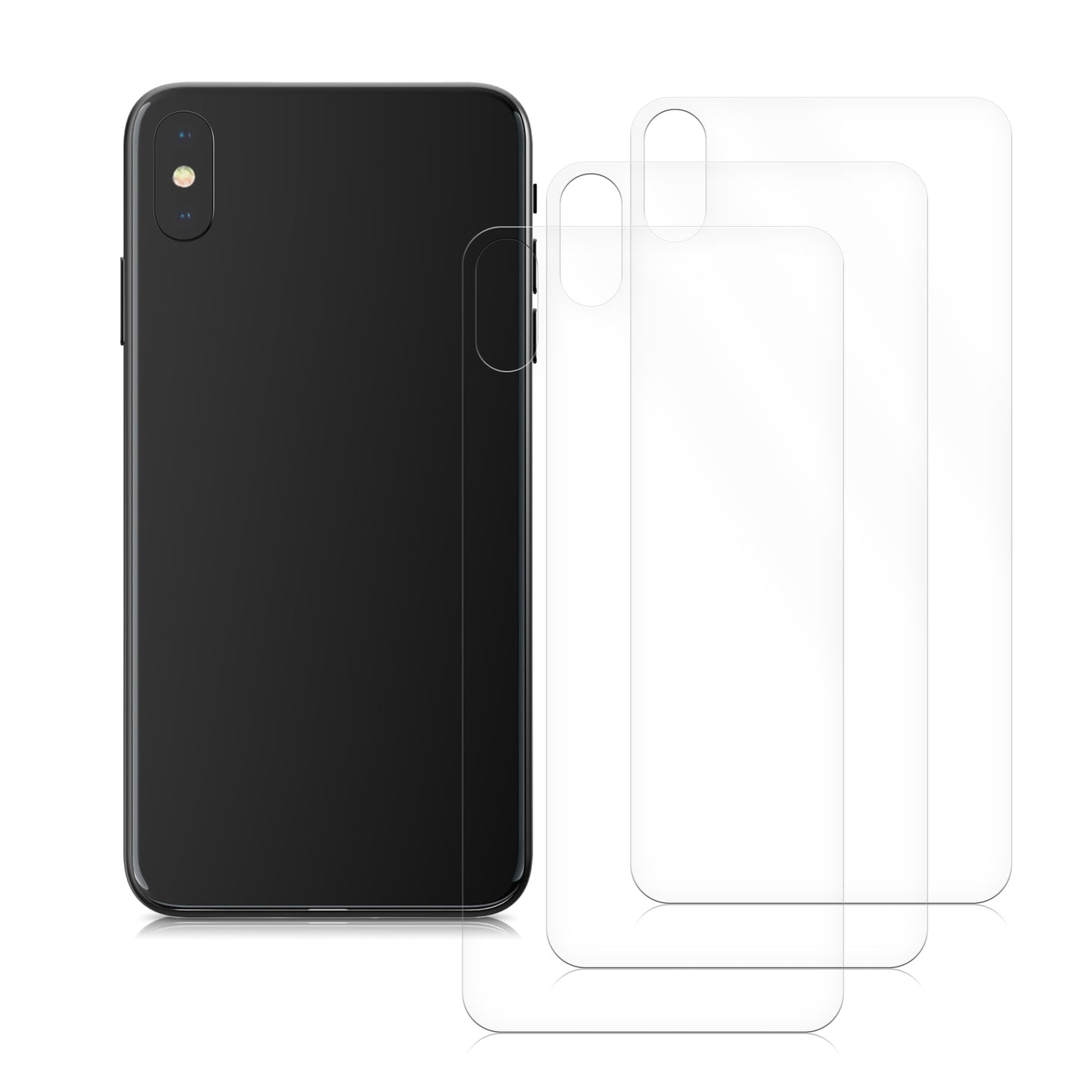 Schutzfolie Rückseite kompatibel mit Apple iPhone XS Max