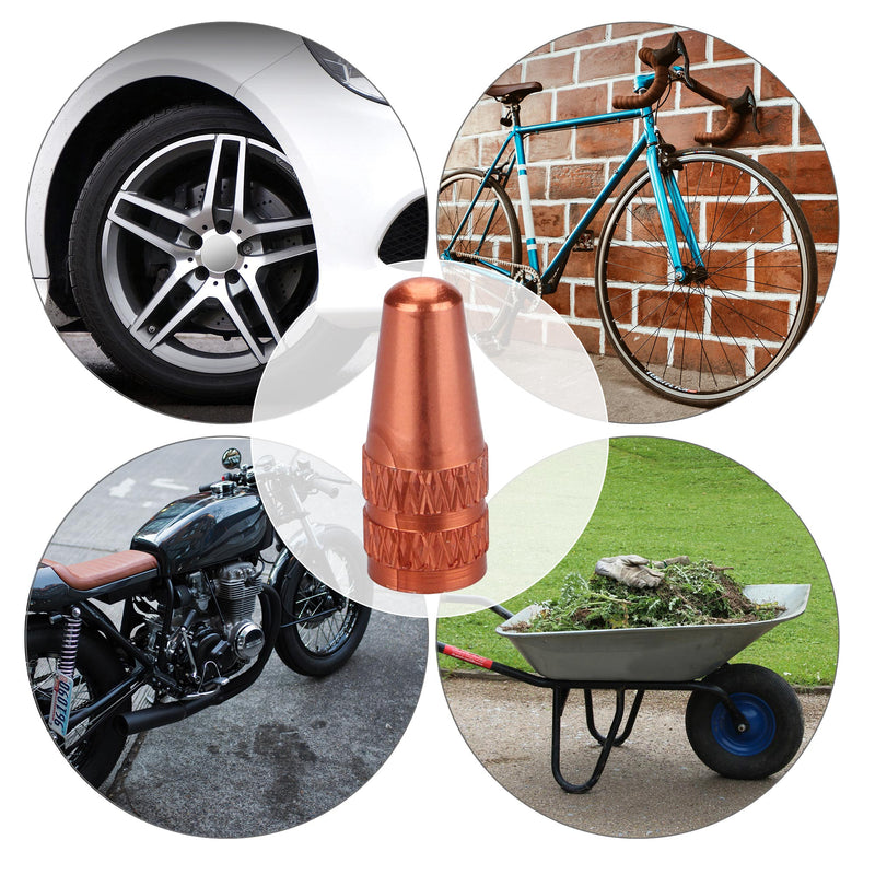 kwmobile Fahrrad Ventilkappen Abdeckung Fahrradventil Sclaverandventil Kappen Mountainbike Rad Ventildeckel
