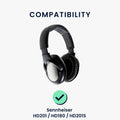 kwmobile Ohr Polster für Sennheiser HD201 / HD206 / HD180 / HD200 Pro Ohrpolster Ersatz Ohrpolster Kopfhörer Ersatzteile Kopfhörer Ersatzpolster für Over Ear Headphones
