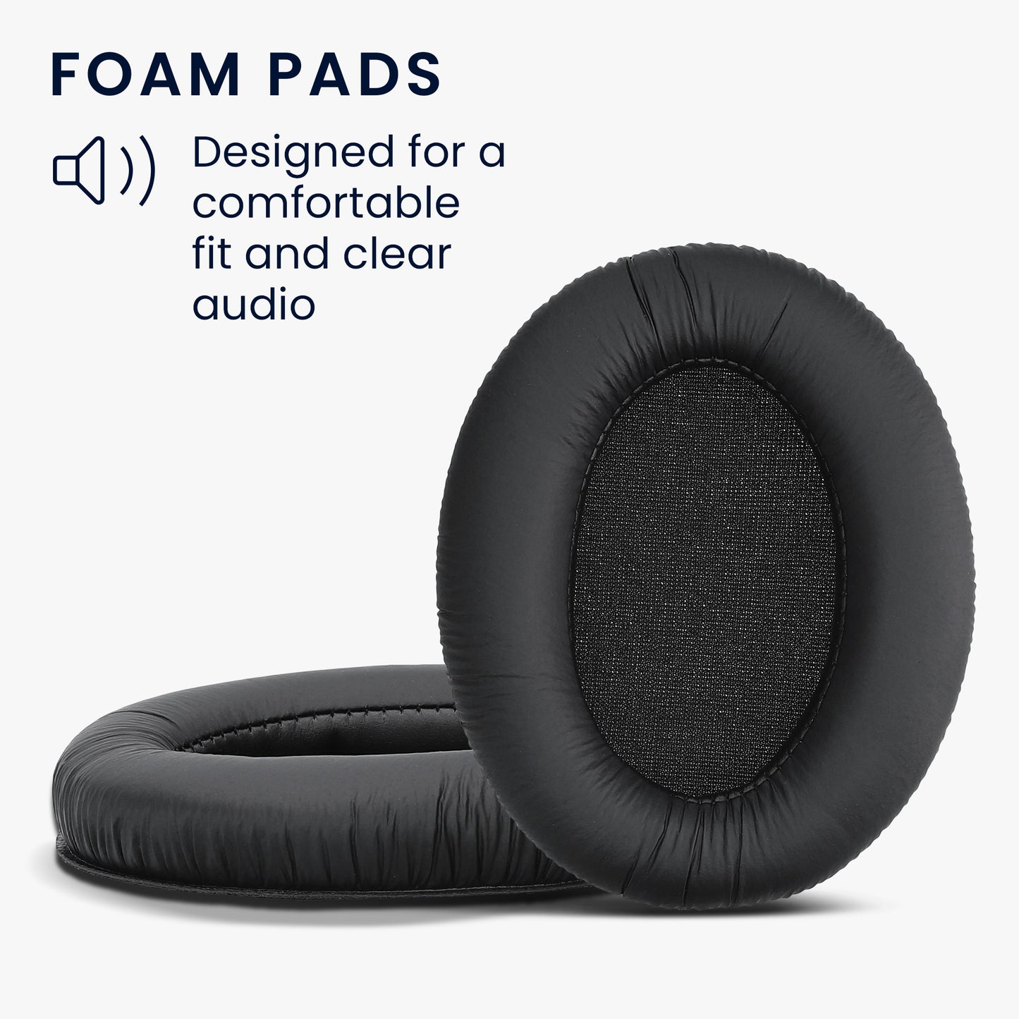 kwmobile Ohr Polster für Sennheiser HD201 / HD206 / HD180 / HD200 Pro Ohrpolster Ersatz Ohrpolster Kopfhörer Ersatzteile Kopfhörer Ersatzpolster für Over Ear Headphones