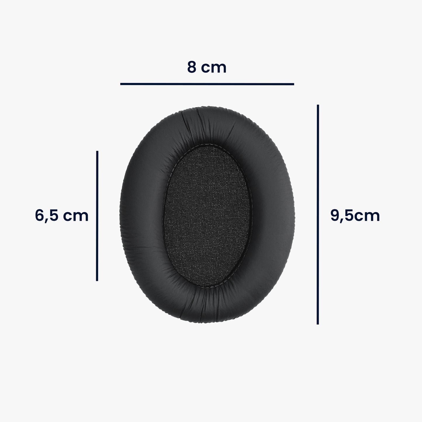 kwmobile Ohr Polster für Sennheiser HD201 / HD206 / HD180 / HD200 Pro Ohrpolster Ersatz Ohrpolster Kopfhörer Ersatzteile Kopfhörer Ersatzpolster für Over Ear Headphones