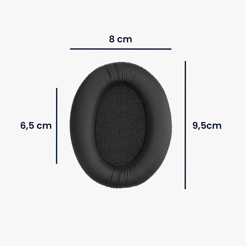 kwmobile Ohr Polster für Sennheiser HD201 / HD206 / HD180 / HD200 Pro Ohrpolster Ersatz Ohrpolster Kopfhörer Ersatzteile Kopfhörer Ersatzpolster für Over Ear Headphones