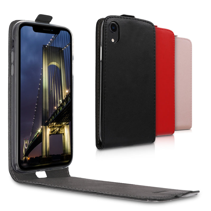 kwmobile Schutzhülle kompatibel mit Apple iPhone XR - Flip Case Handyhülle