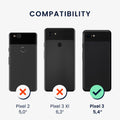 kwmobile Handyhülle für Google Pixel 3 Schutzhülle Cover