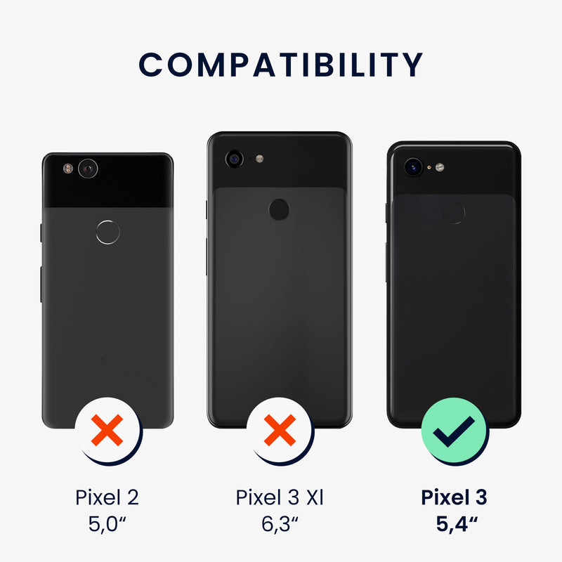 kwmobile Handyhülle für Google Pixel 3 Schutzhülle Cover