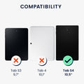 kwmobile Hülle kompatibel mit Samsung Galaxy Tab S4 10.5 Hülle - Tablet Cover