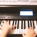 Klavier Noten Aufkleber