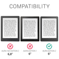 kwmobile Hülle kompatibel mit Kobo Aura Edition 2 Hülle - Case mit Schlaufe und Ständer