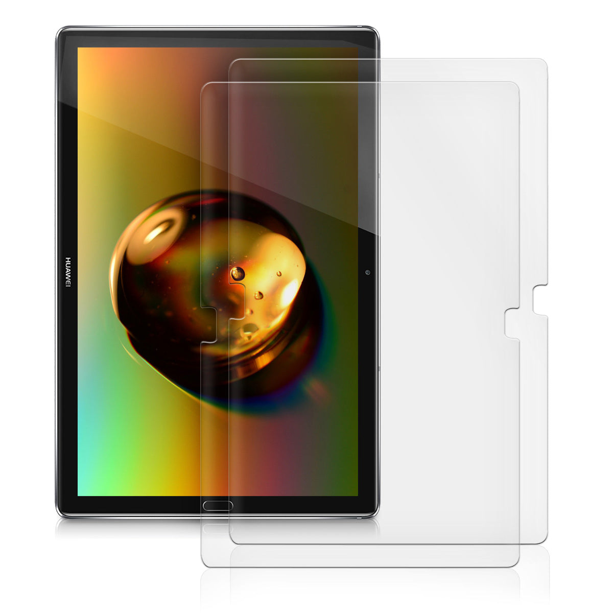 2x Folie kompatibel mit Huawei MediaPad M5 Lite 10