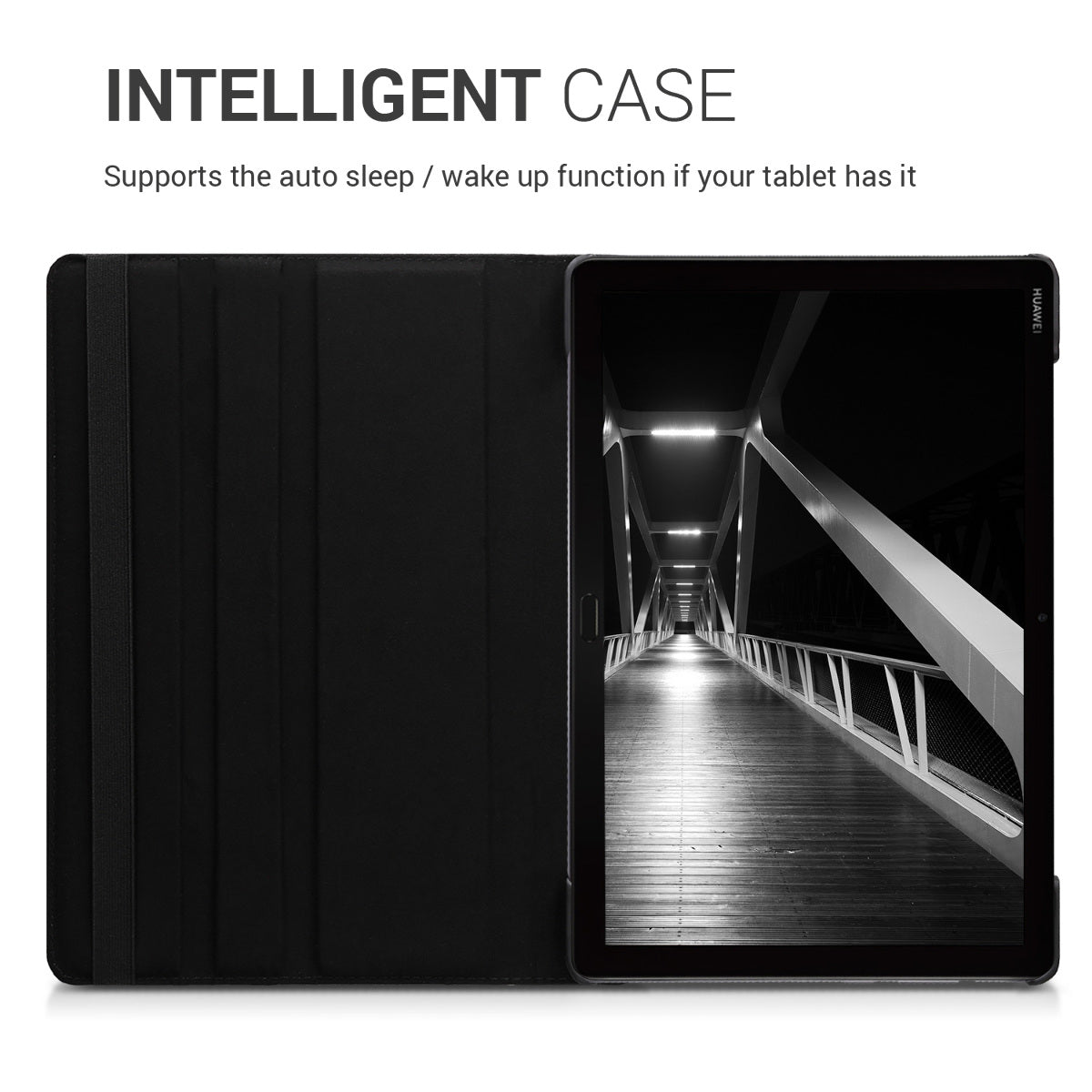 kwmobile Schutzhülle kompatibel mit Huawei MediaPad M5 Lite 10 - Hülle 360° Tablet Cover Case