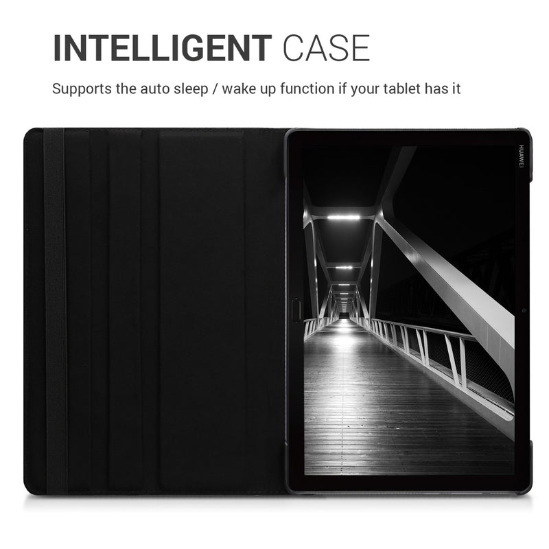kwmobile Schutzhülle kompatibel mit Huawei MediaPad M5 Lite 10 - Hülle 360° Tablet Cover Case