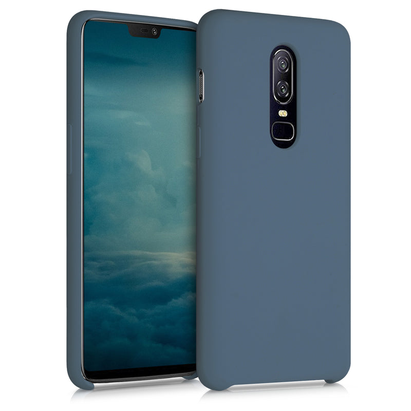 kwmobile Handyhülle für OnePlus 6 Hülle - Case Silikon - Kabelloses Laden - Schutzhülle Cover