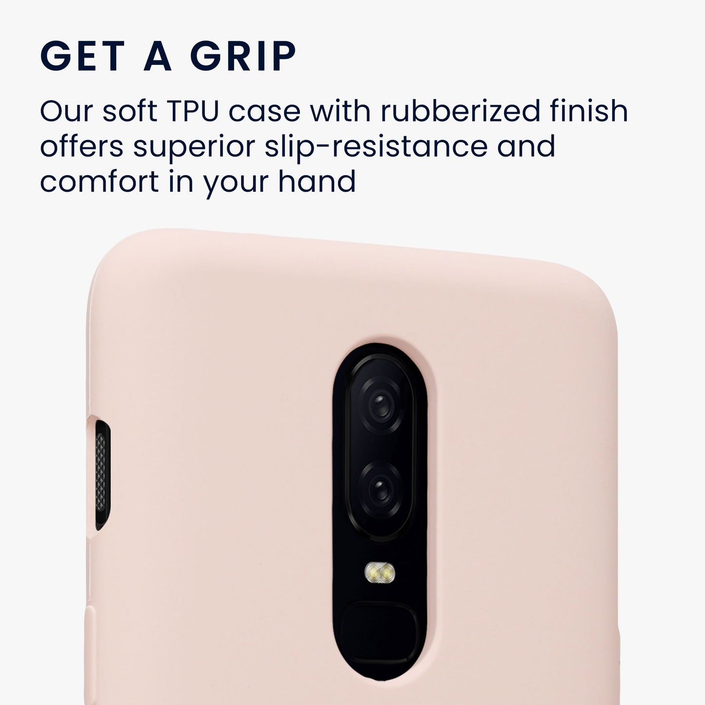 kwmobile Handyhülle für OnePlus 6 Hülle - Case Silikon - Kabelloses Laden - Schutzhülle Cover