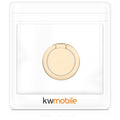 kwmobile Smartphone Ring Fingerhalter aus Metall - 360° drehbare Ringhalter Handy Fingerhalterung mit Standfunktion - Handyring Halterung