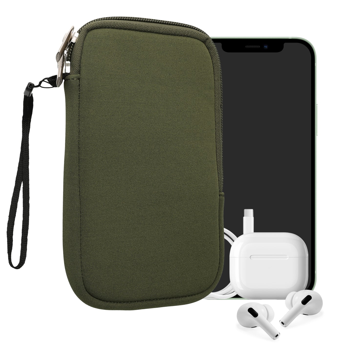 kwmobile Handytasche für Smartphones - 4,5" - Handy Tasche 14,4 x 8,3 cm Innenmaße