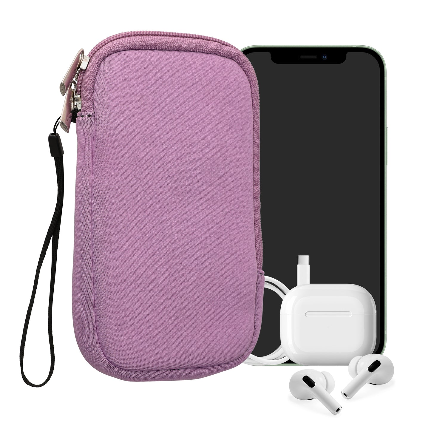 kwmobile Handytasche für Smartphones - 4,5" - Handy Tasche 14,4 x 8,3 cm Innenmaße