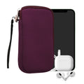 kwmobile Handytasche für Smartphones - 4,5" - Handy Tasche 14,4 x 8,3 cm Innenmaße