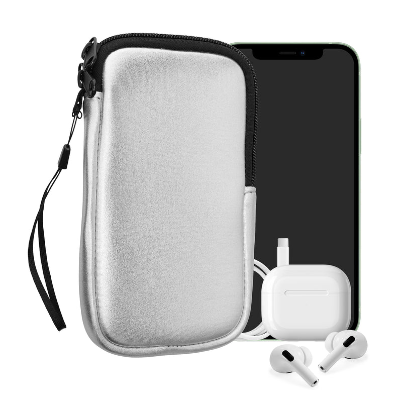 kwmobile Handytasche für Smartphones - 4,5" - Handy Tasche 14,4 x 8,3 cm Innenmaße