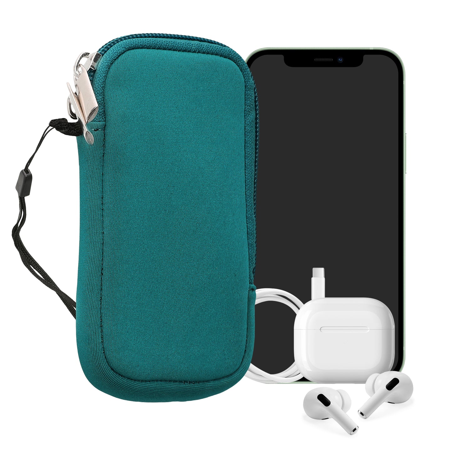 kwmobile Handytasche für Smartphones - 4,5" - Handy Tasche 14,4 x 8,3 cm Innenmaße