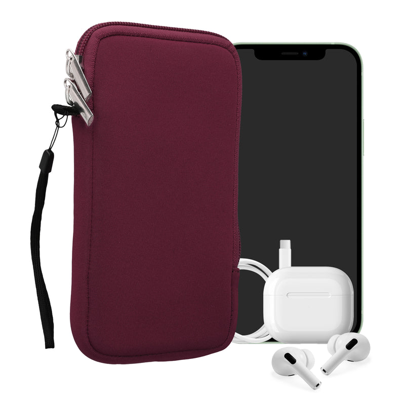 kwmobile Handytasche für Smartphones - 4,5" - Handy Tasche 14,4 x 8,3 cm Innenmaße