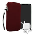 kwmobile Handytasche für Smartphones - 4,5" - Handy Tasche 14,4 x 8,3 cm Innenmaße