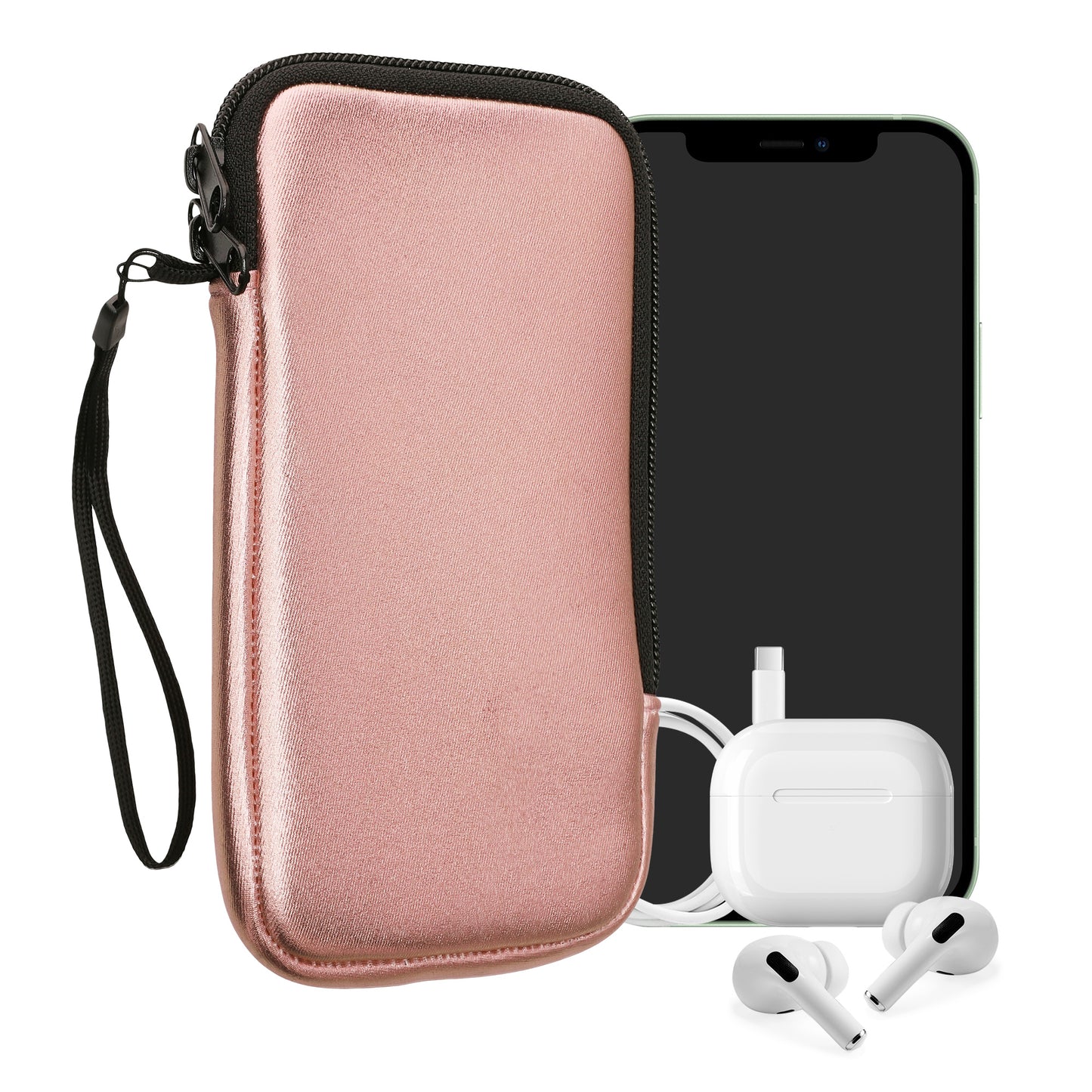 kwmobile Handytasche für Smartphones - 4,5" - Handy Tasche 14,4 x 8,3 cm Innenmaße