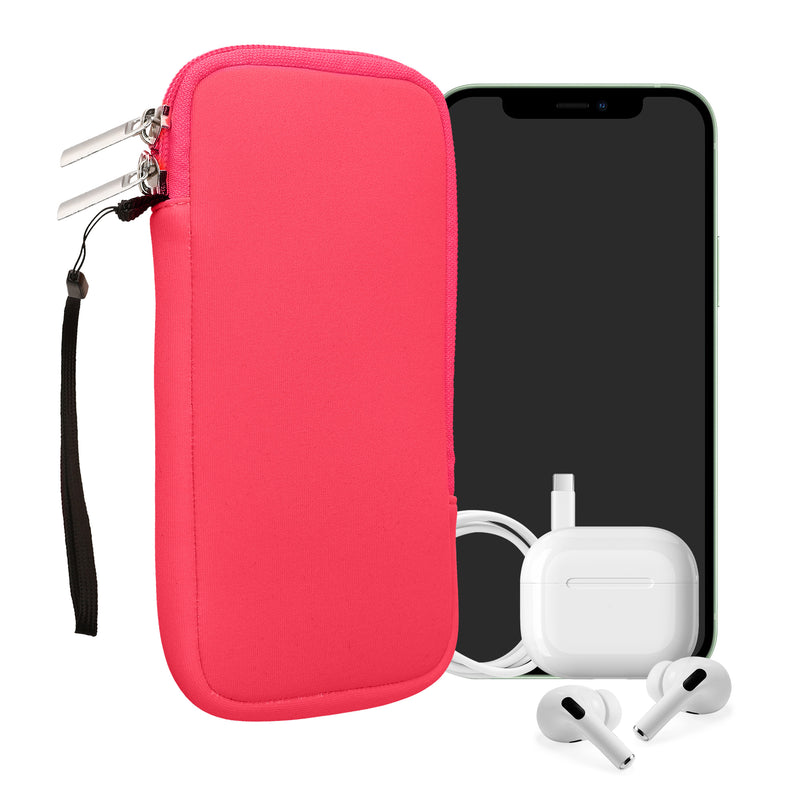kwmobile Handytasche für Smartphones - 4,5" - Handy Tasche 14,4 x 8,3 cm Innenmaße