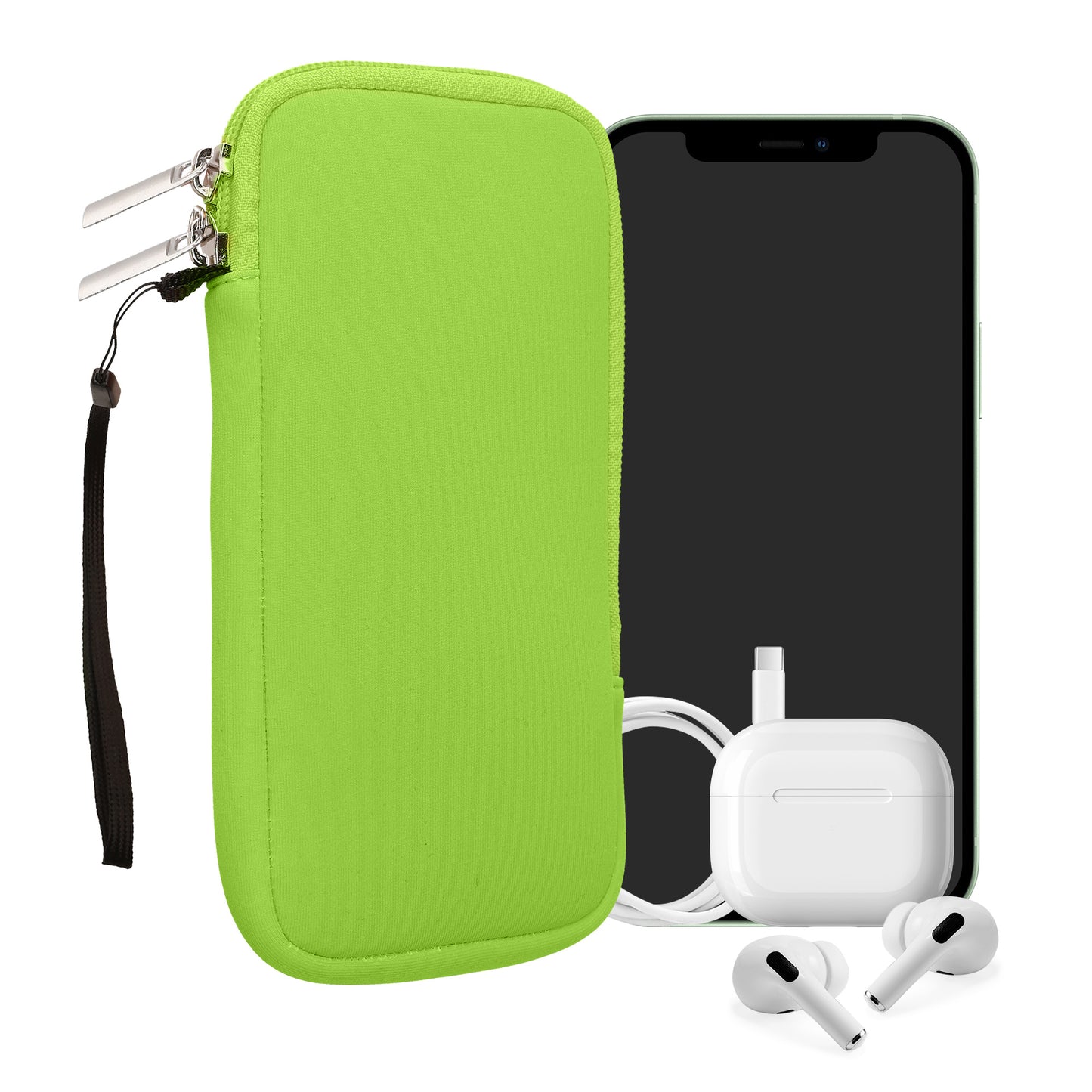 kwmobile Handytasche für Smartphones - 4,5" - Handy Tasche 14,4 x 8,3 cm Innenmaße