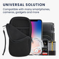 kwmobile Handytasche für Smartphones - 4,5" - Handy Tasche 14,4 x 8,3 cm Innenmaße