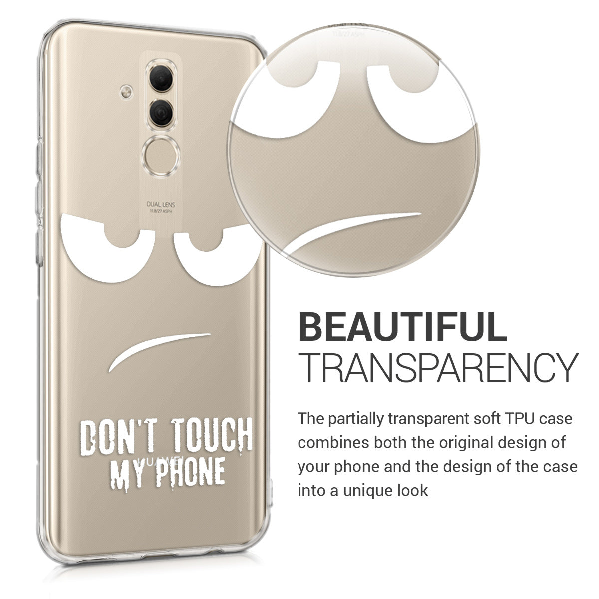 kwmobile Case kompatibel mit Huawei Mate 20 Lite - Hülle Silikon transparent