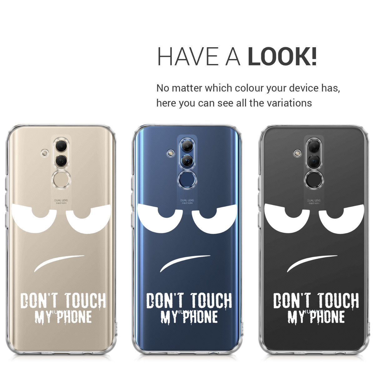 kwmobile Case kompatibel mit Huawei Mate 20 Lite - Hülle Silikon transparent