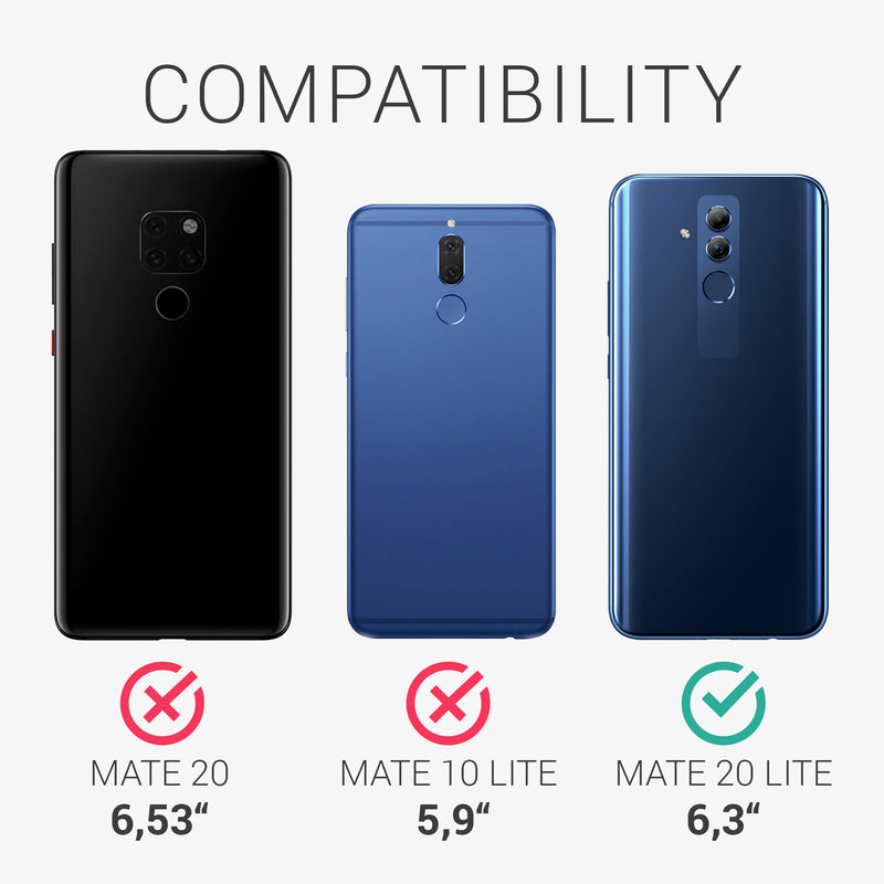 kwmobile Handyhülle für Huawei Mate 20 Lite - Kabelloses Laden - Schutzhülle Cover