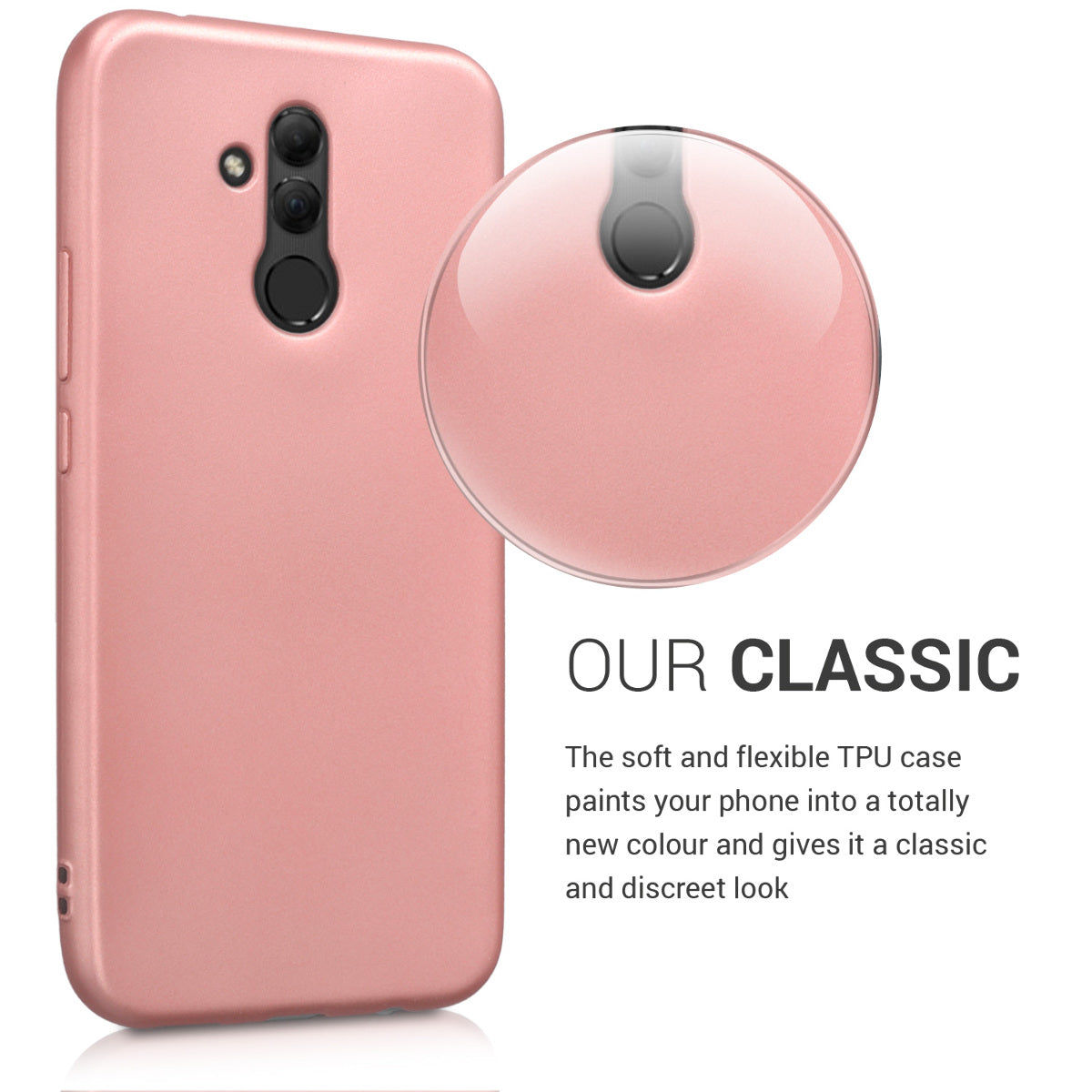 kwmobile Handyhülle für Huawei Mate 20 Lite Hülle - Silikon Case - Schutzhülle Cover