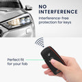 kwmobile Autoschlüssel Schutzhülle kompatibel mit BMW 3-Tasten Funk Autoschlüssel (nur Keyless Go) Hülle