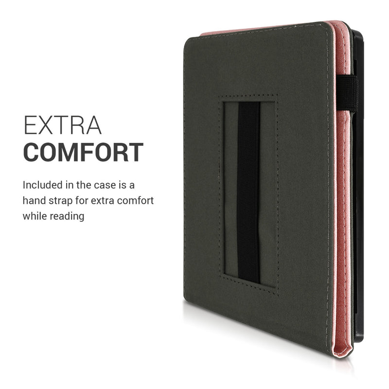 kwmobile Schutzhülle kompatibel mit Kobo Clara HD - Hülle e-Reader mit Schlaufe Ständer