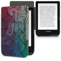 kwmobile Schutzhülle für Pocketbook Touch Lux 4/5/Touch HD 3/Color (2020)/ Vivlio Lux 5 Hülle - eReader Flip Case mit Auto Sleep Funktion - Farbrausch