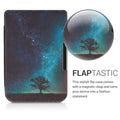 kwmobile Schutzhülle für Pocketbook Touch Lux 4/5/Touch HD 3/Color (2020)/ Vivlio Lux 5 Hülle - eReader Flip Case mit Auto Sleep Funktion - Farbrausch