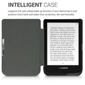 kwmobile Schutzhülle für Pocketbook Touch Lux 4/5/Touch HD 3/Color (2020)/ Vivlio Lux 5 Hülle - eReader Flip Case mit Auto Sleep Funktion - Farbrausch