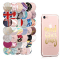 kwmobile Case kompatibel mit Apple iPhone SE (2022) / iPhone SE (2020) / iPhone 8 / iPhone 7 - Hülle Silikon transparent