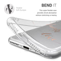 kwmobile Case kompatibel mit Apple iPhone SE (2022) / iPhone SE (2020) / iPhone 8 / iPhone 7 - Hülle Silikon transparent